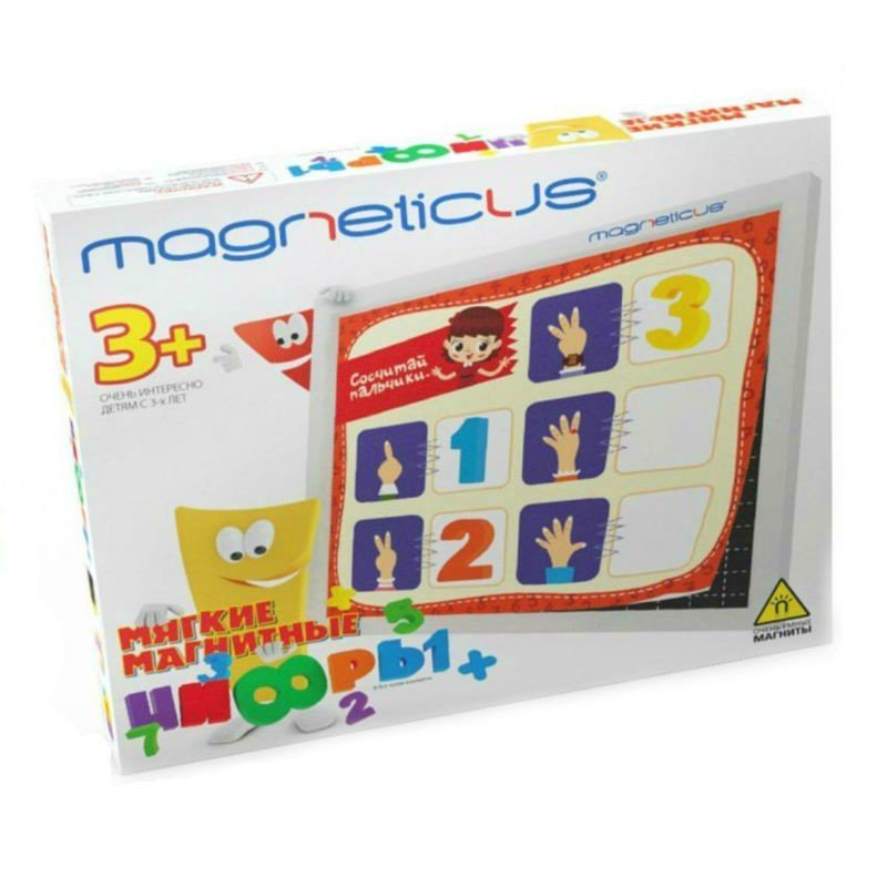 Магнитный конструктор MAGNETICUS, 252 элемента, 20 этюдов, 7цветов