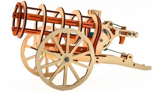 Конструктор 3D деревянный M-WOOD Пушка