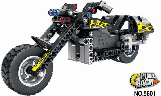 Конструктор QiHui Technics Мотоцикл инерция, 183 детали — QH5801