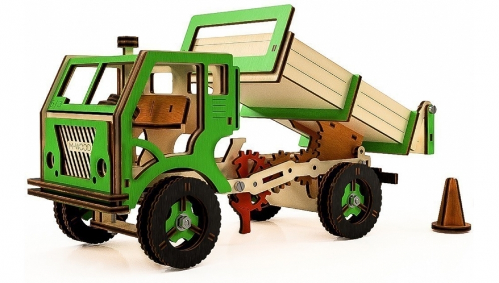 Конструктор 3D деревянный M-WOOD Двигатель