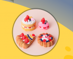 Набор для творчества Angel Sweets Клубничное пирожное (Mini Strawberry cake)