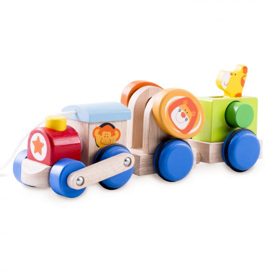 Деревянная игрушка «Веселый поезд Сафари»