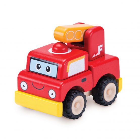 Деревянная игрушка-конструктор «Пожарная машина, Miniworld»