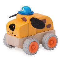 Деревянная игрушка «Полицейская машина Собачка, Miniworld»